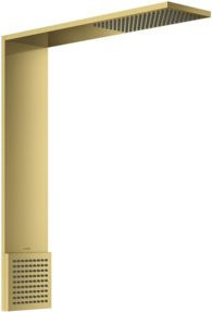 Hansgrohe Brausenmodul ShowerComposition Overhead-Regendusche in Goldoptik, B/B/H: 25 x 25 x 2,5 cm - Bild 1