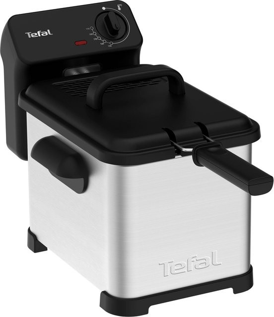 Tefal Family Pro Access Kaltzonen-Fritteuse FR5030 in Schwarz/Edelstahl mit Cold Zone Technologie - Bild 1