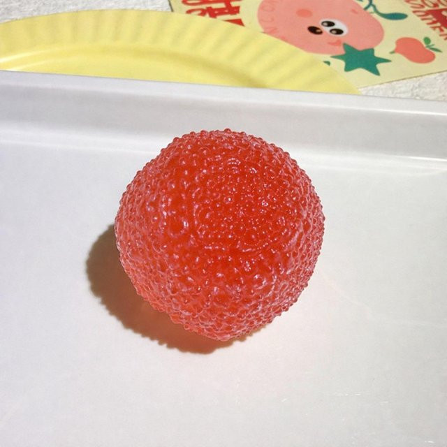 BC Pet Supplies Roter Perlen Quetschball, Weiches Gummi, Stressabbau Spielzeug - Bild 1