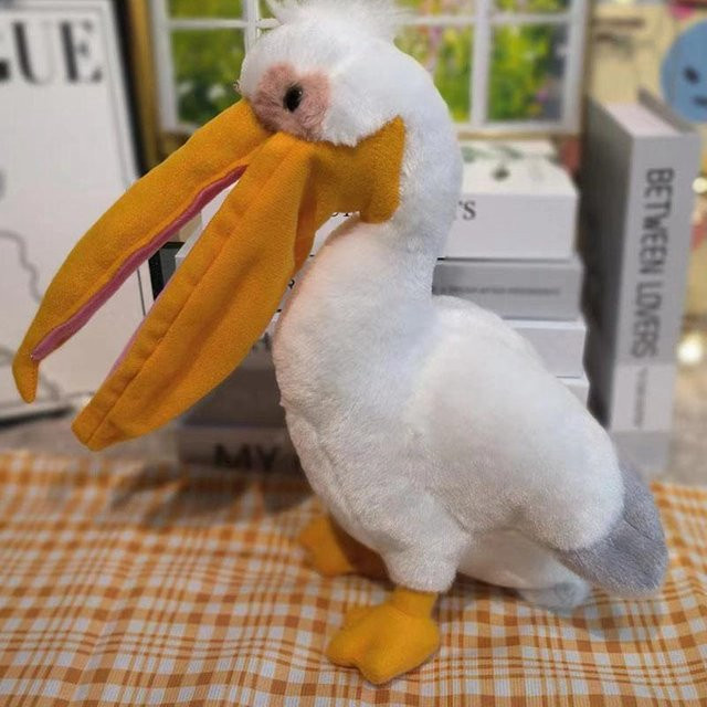 Kidsly Pelikan Plüsch Puppe, Big Mouth Vogel, 35 cm, ab 14 Jahre - Bild 1