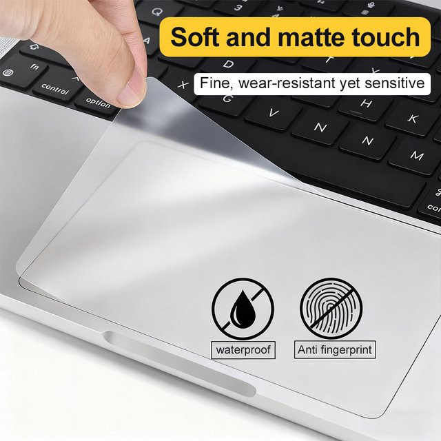 Apple Anti-Scratch Laptop Touchpad Schutzfolie für MacBook Air und MacBook Pro, transparent - Bild 1