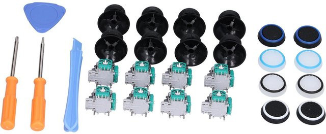 DIYelecs Analoger Joystick Ersatz Kit für Xbox Controller in Schwarz - Bild 1