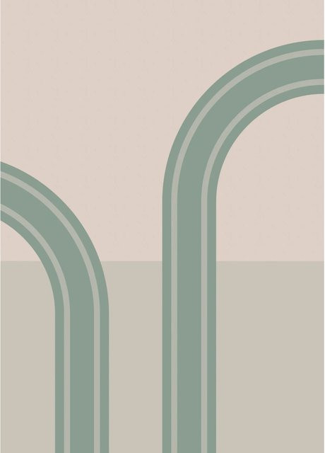 Komar Fototapete Vlies Loop Multicolor B: 200 cm, H: 280 cm - Bild 1