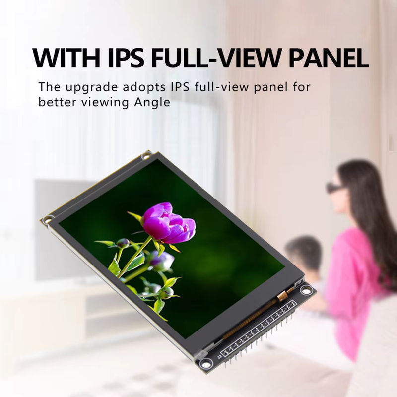 FUNKEYDO 3,5-Zoll IPS LCD Modul mit 4-Zeilen SPI kapazitivem Touchscreen, 480 x 320 Pixel, ST7796 Display in Schwarz für Arduino, ESP32, Mega2560, C51 und STM32 - Bild 3