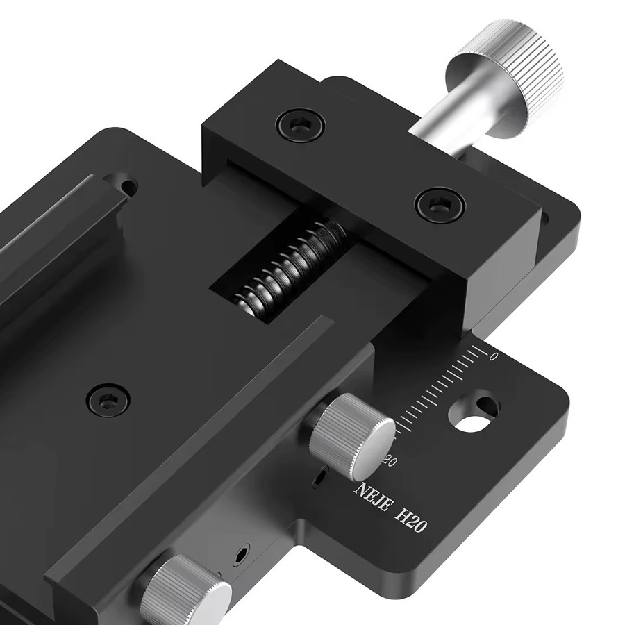 NEJE H20 Slider Z-Achsen-Einsteller Hochpräziser Metall-Lasermodul-Fokus-Höhenversteller in Schwarz - Bild 4