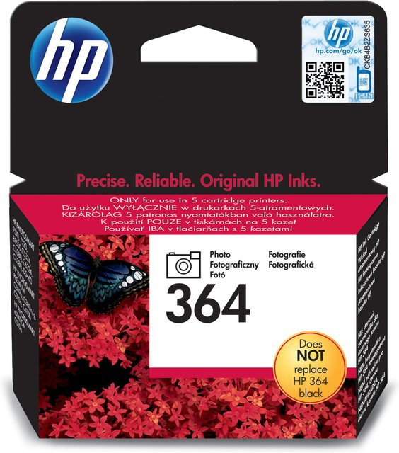 HP Druckerpatrone Schwarz 364 - Bild 1