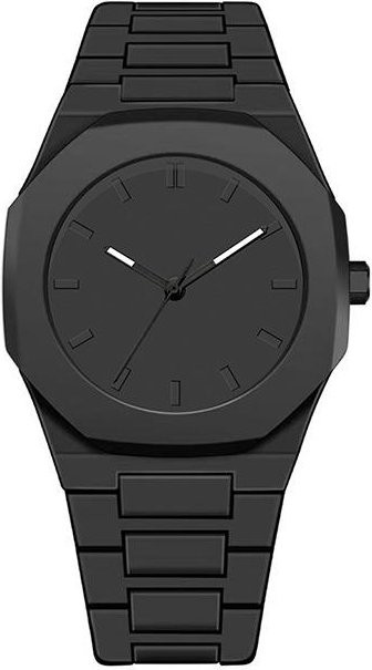 FashionFlair Armbanduhr Quarz, Edelstahl, Schwarz, 40,5 mm, Unisex - Bild 1