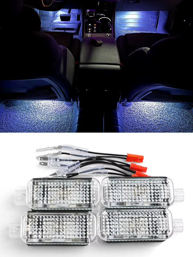 YaLumei RGB Auto Fußraum Lampe für Audi Q3 8U FY Q5 8R Q7 4L 4M aus Kunststoff - Bild 6