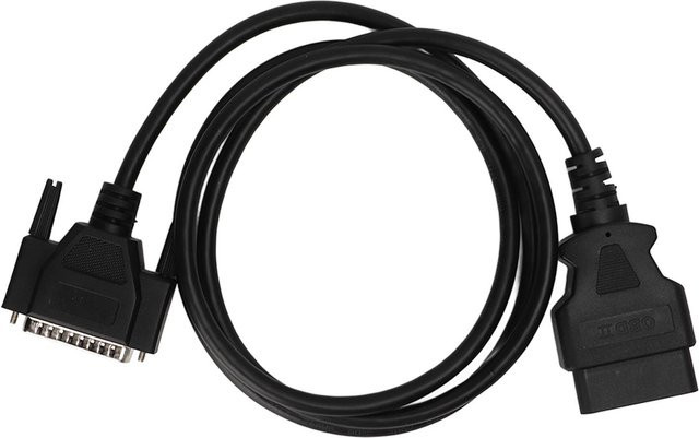 Igeteck OBD2 Diagnosekabel Adapter 16 Pin Stecker auf Buchse in Schwarz Ersatz für INNOVA Scanner 05 0012 - Bild 1