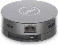 Dell 6-in-1 USB-C Multiport Adapter in Grau (470-AFJI) - Bild 1