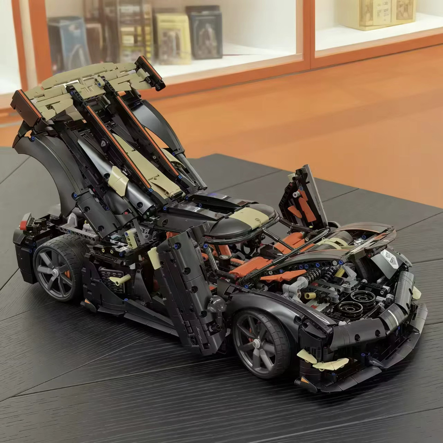 Hot Toys Koeni Spear Megacar Supersportwagen, Baustein-Puzzle-Modell, 4.104 Teile - Bild 2