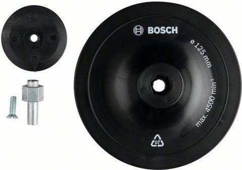 Bosch Stützteller 125 mm mit 8 mm Bohrung - Bild 1