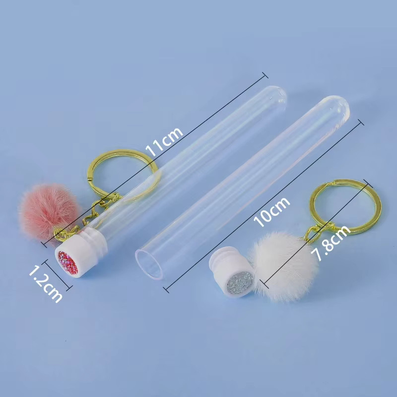 HMQ beauty Wimpernbürsten mit Kristall-Schlüsselanhänger, 5er-Pack - Bild 2