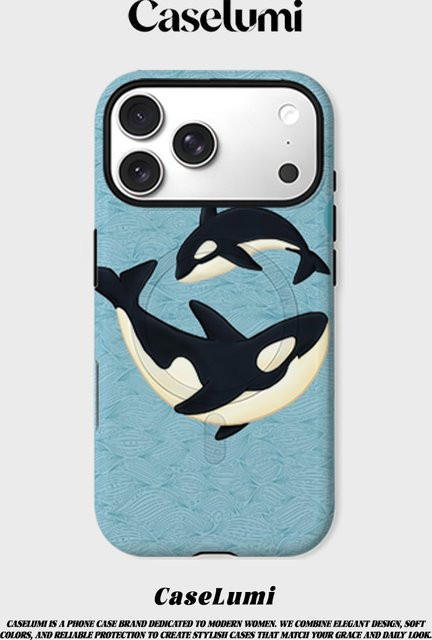 CaseLumi Matte Bumper Schutzhülle für iPhone 17 16 15 14 13 Pro Max mit MagSafe Kompatibilität aus hartem PC in Ocean Whispers Blue - Bild 1