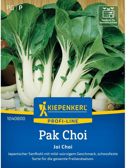 Kiepenkerl Pak Choi Samen Joi Choi Profi-Line F1-Hybrid Gemüse für Beet, Hochbeet oder Kübel - Bild 1