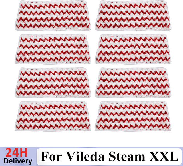 Vileda Power Pad Mikrofaser Ersatz-Mop Pad für Steam XXL Dampfreiniger, Waschbar - Bild 1