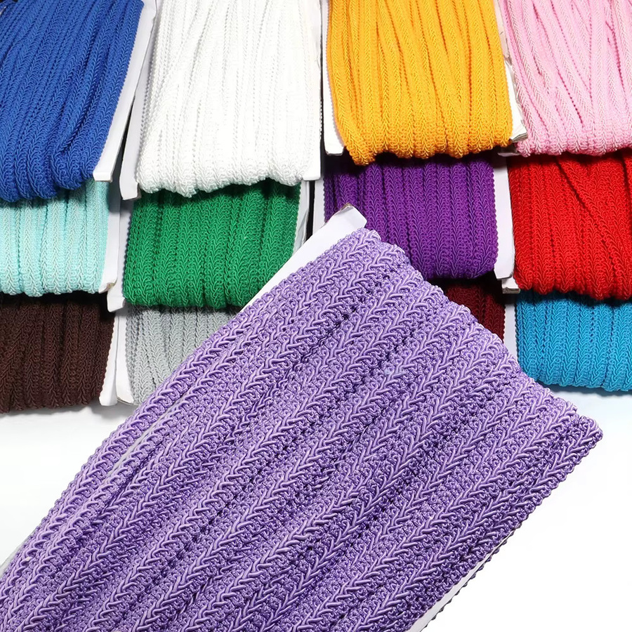 Dekoratives Spitzenband in Blau und Multicolour für DIY-Nähprojekte und Handwerk, 25 Yards - Bild 1
