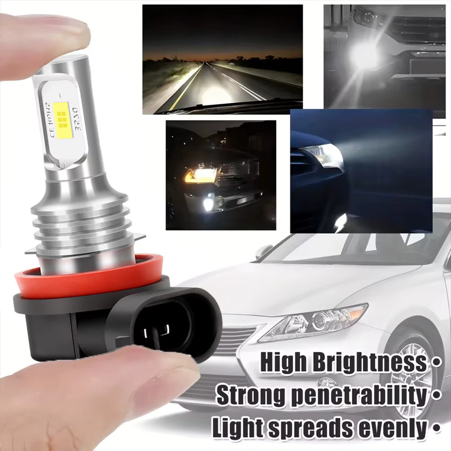 ROADSUN Ultrahelle Canbus Auto-LED-Nebelscheinwerferlampen für Mercedes C-Klasse W204 C 200 CDI, Farbe: Silber - Bild 3