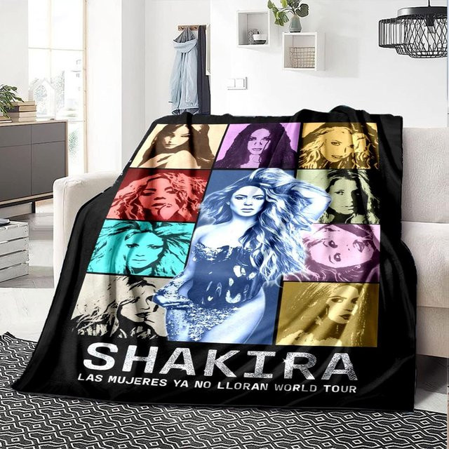 NuanSue Home Shakira Print Flanelldecke, Mehrfarbig, B/B: 150 x 200 cm - Bild 1