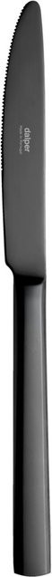 Dalper Dessertmesser Oneda Schwarz aus Edelstahl, 12er Pack, Länge: 20,2 cm - Bild 1