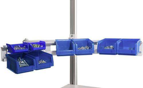 Manuflex ZB8258.7016 Boxen-Einfachträger-Element für Stahl-Aufbauportale in Blau - Bild 1