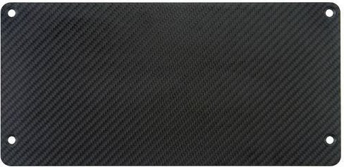 Simagic Carbon Fiber Heel Riser Fersenplatte Schwarz - Bild 1