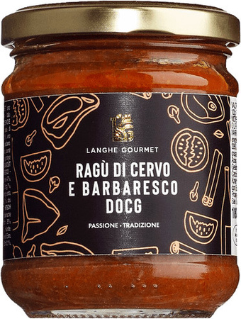 Langhe Gourmet Hirschragout mit Barbaresco DOCG 180 g