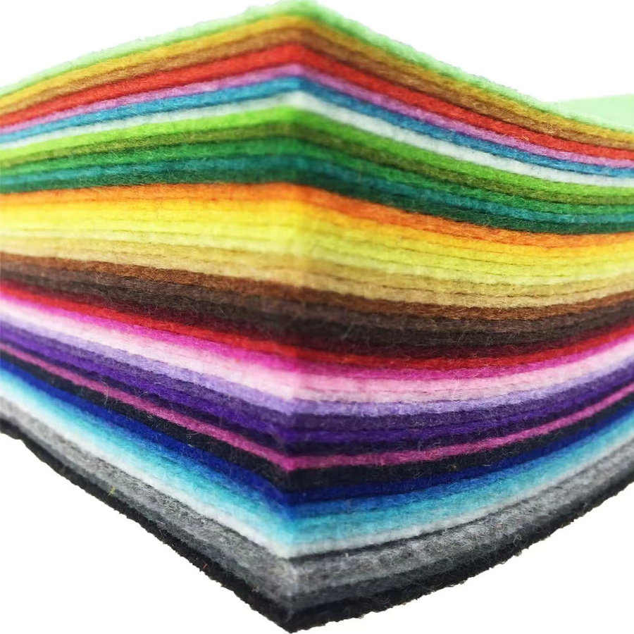 Bunte Filzstoffteile für Bastelarbeiten und Dekorationen, Multicolor, B/H: 20 x 30 cm, Dicke: 0,1 cm - Bild 6