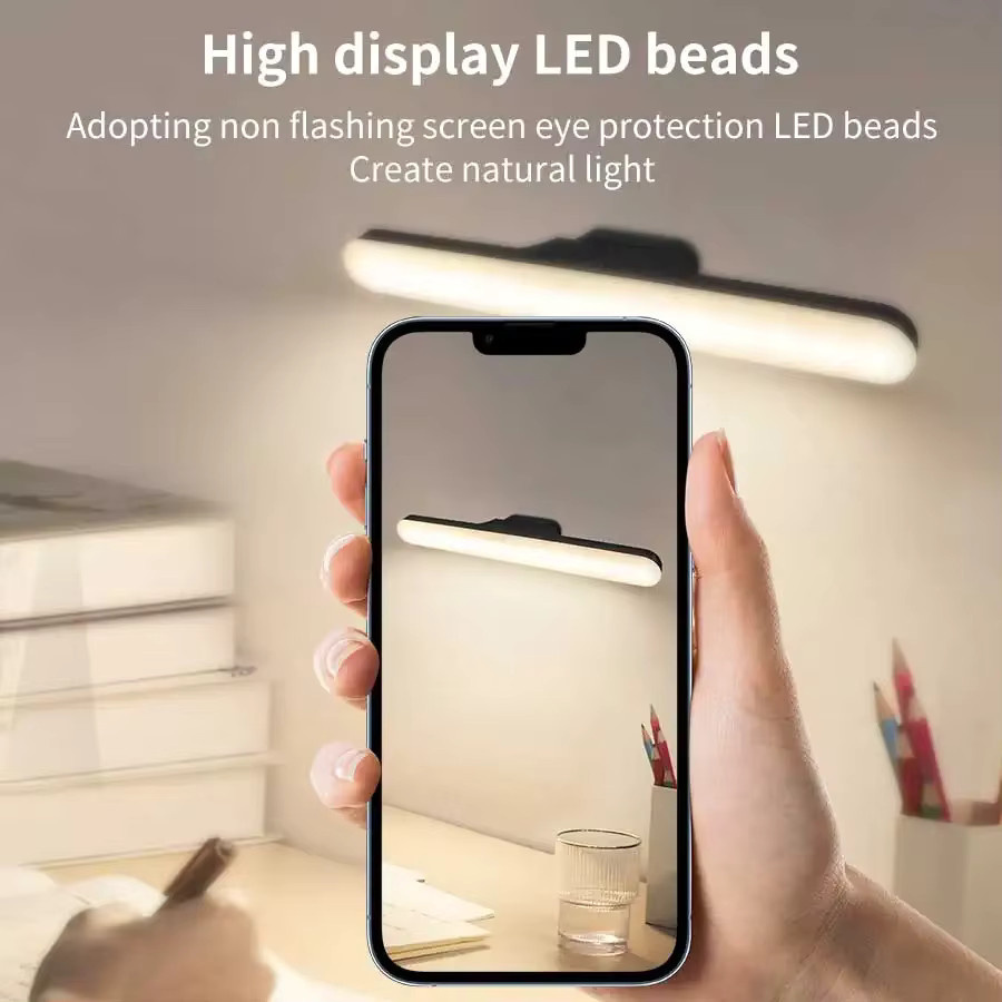 ATcomm LED Schreibtischlampe magnetisch und aufladbar mit stufenlosem Dimmen als Leselampe und Nachtlicht - Bild 5