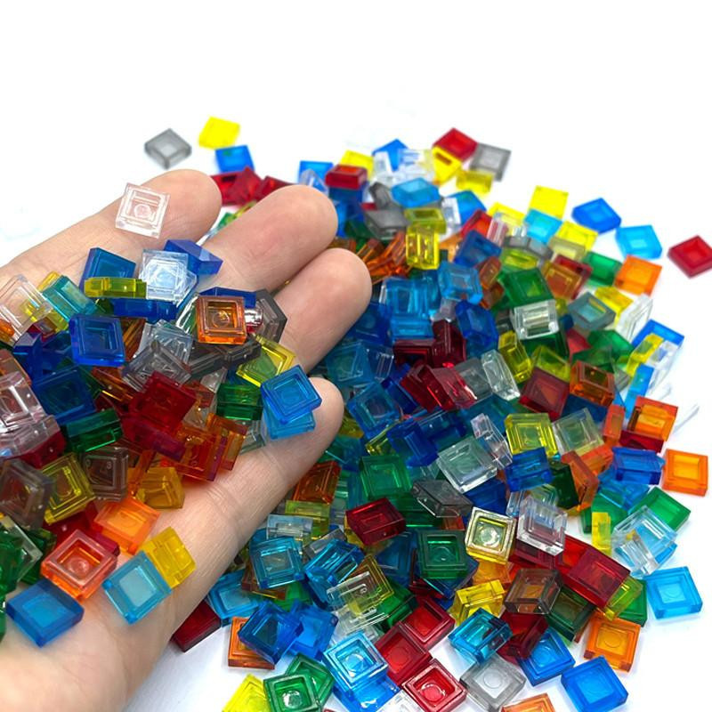 Yiran toy Bausteine Flache Kachel Glatt 200-teiliges Set Bunt / Mehrfarbig - Bild 4
