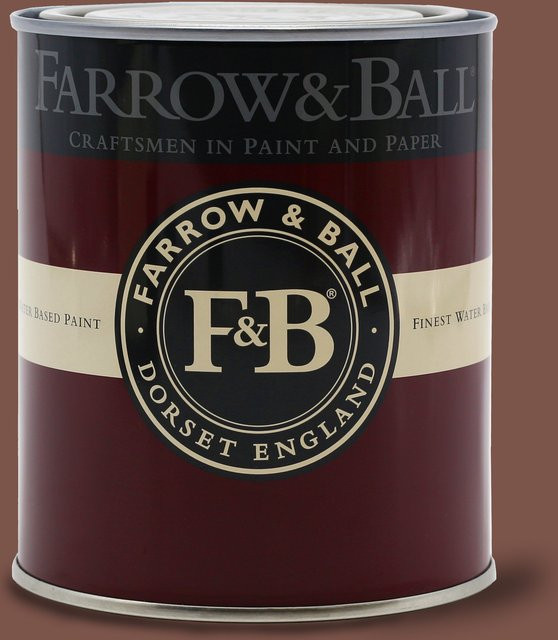 Farrow & Ball Casein Distemper Wandfarbe Etruscan Red 56 in Rot und Braun, 2,5 l - Bild 1