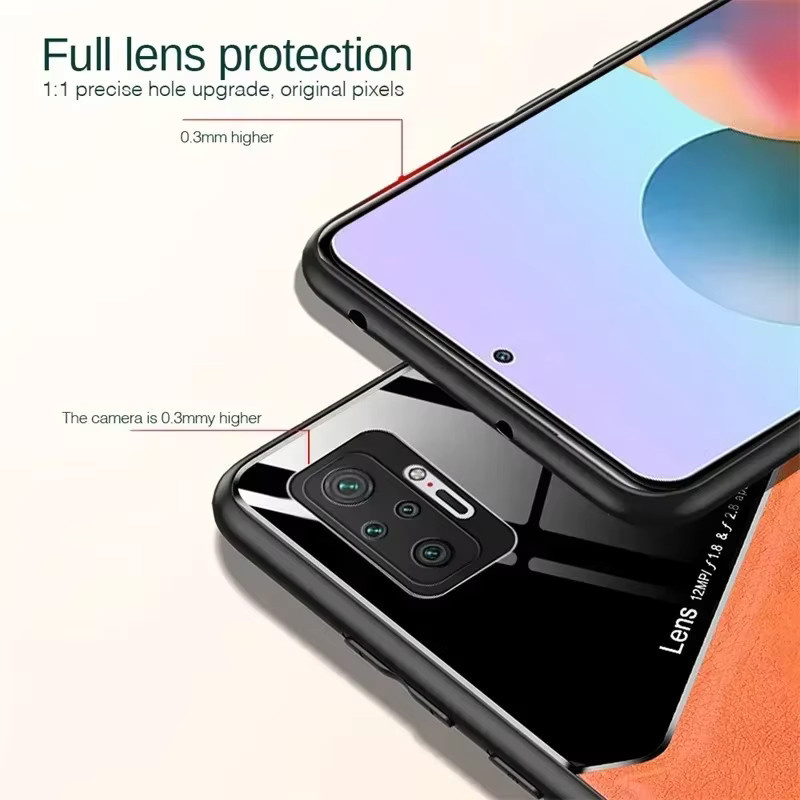 Luxus Leder Schutzhülle mit Magnetfunktion für Xiaomi Redmi Note 13 12 11 10 Pro Plus 5G 4G 12S 11S 10S 10T in Grün - Bild 4