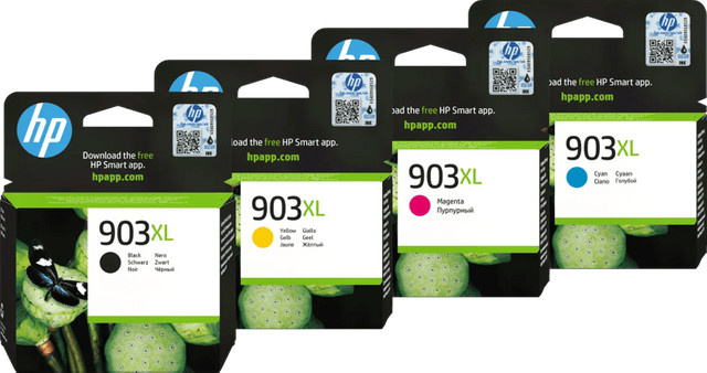 HP 903XL Multipack Tintenpatronen Multicolor für HP OfficeJet Pro 6950, 6960 und 6970 - Bild 1