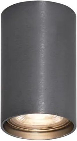 QAZQA Moderner Aufbaustrahler Gunmetal GU10 mit Reflektor, Farbe: Anthrazit/Grau - Bild 1