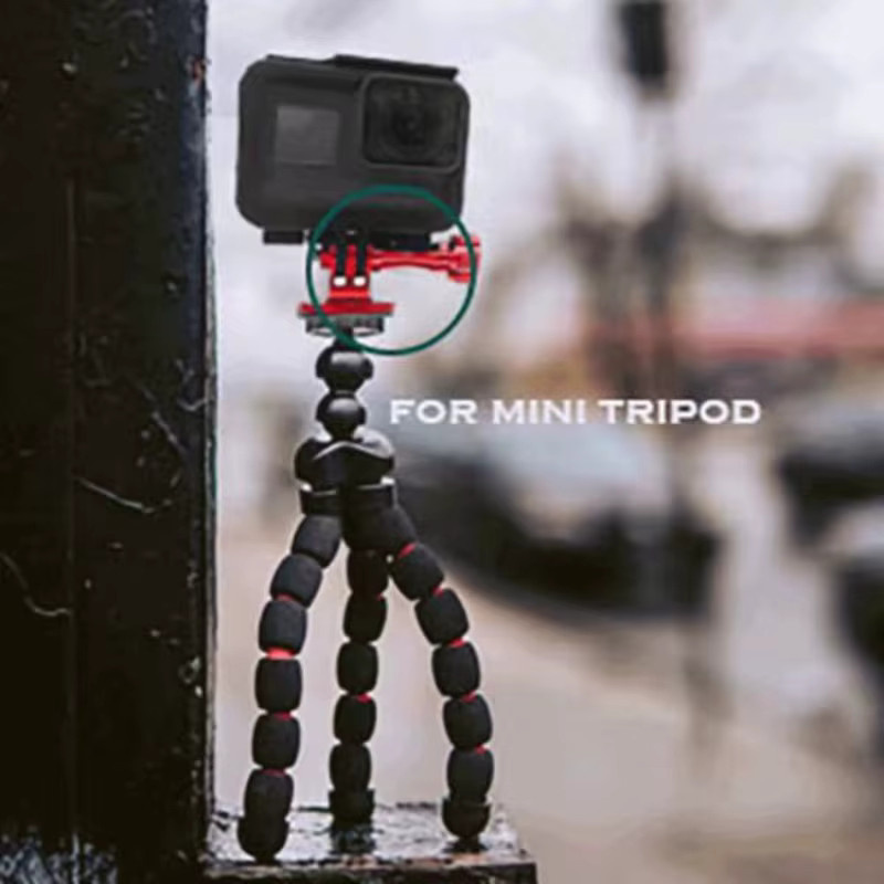DIXSG 1/4-Zoll Aluminiumlegierung Schraubadapter für Mini-Stative, kompatibel mit GoPro 13 12 11 10 9 8 und Insta360 X5 X4 X3 Action-Kameras sowie Einbeinstativ-Halterungen - Bild 4