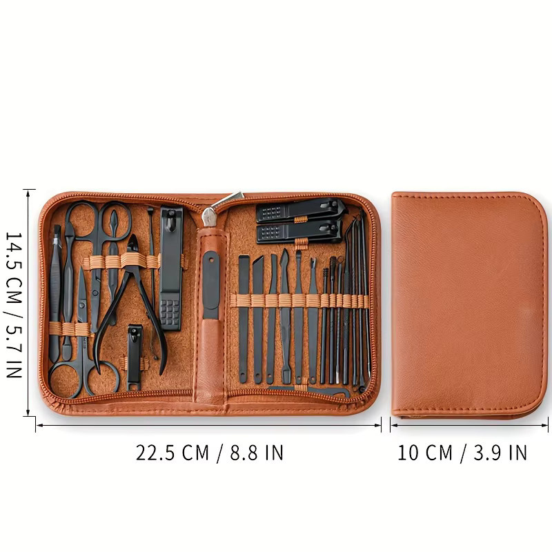 Ouriner Nagelknipser-Set, 26-teilig, Edelstahl, Unisex - Bild 2