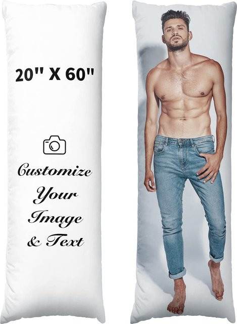 Personalisierte Fotokissenhülle von JMG Clothing in Weiß, Rechteckig, Breite: 75 cm, Höhe: 50 cm - Bild 1
