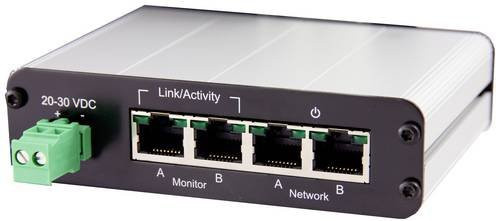 Anybus EtherMIRROR 10/100 Ethernet Switch PROCENTEC, RJ-45, 100 Mbit, Grau - Bild 1