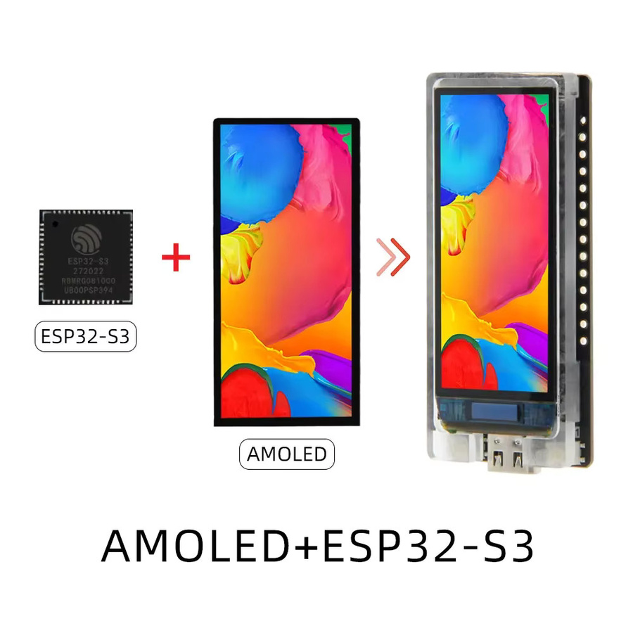 Lilygo T-Display-S3 AMOLED ESP32-S3 Entwicklungsboard mit 1,91 Zoll RM67162 Display, WiFi und Bluetooth 5.0 - Bild 2