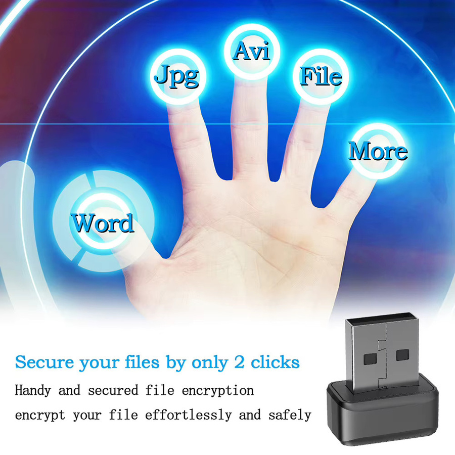ALLOYSEED USB-Fingerabdruckleser Biometrischer Fingerabdruckscanner mit Windows Hello Unterstützung, 360 Grad Touch und Anti-Spoofing Technologie, Schwarz - Bild 4