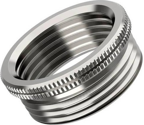 LAPP SKINDICHT Adapter MA-M/PG 40x1,5/21 aus Messing in Silber, 25 Stück - Bild 1