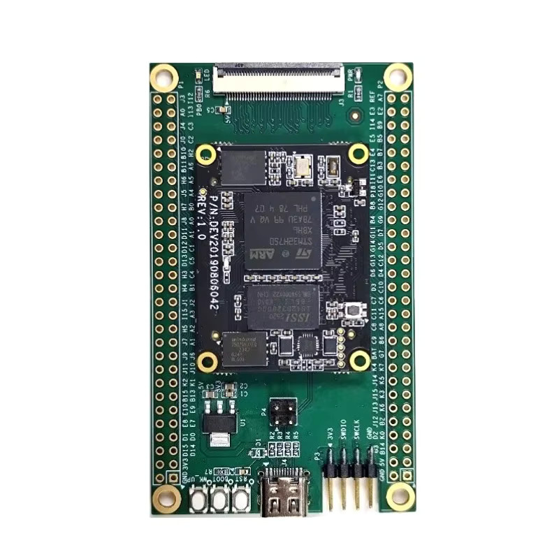 STM32H743XIH6 oder STM32H750XBH6 Entwicklungsplatine mit SDRAM und Dual Flash - Bild 2