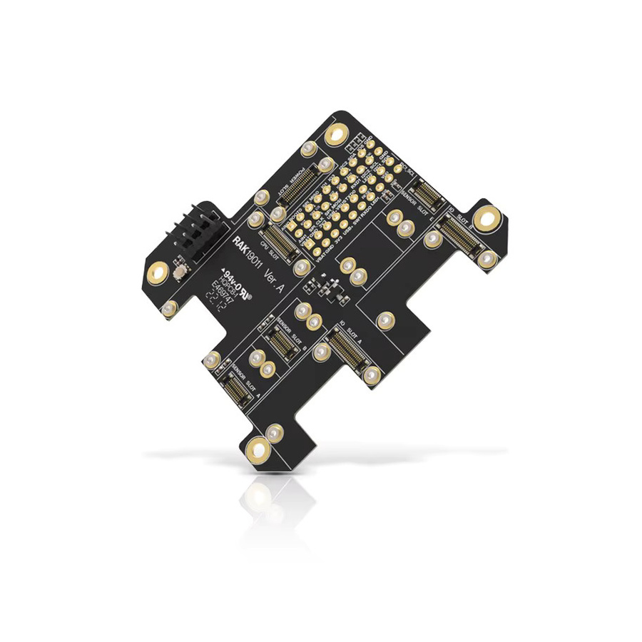 RAK WisBlock Basis Modulares IoT-Basisboard in Schwarz kompatibel mit WisBlock Core und Sensoren - Bild 2