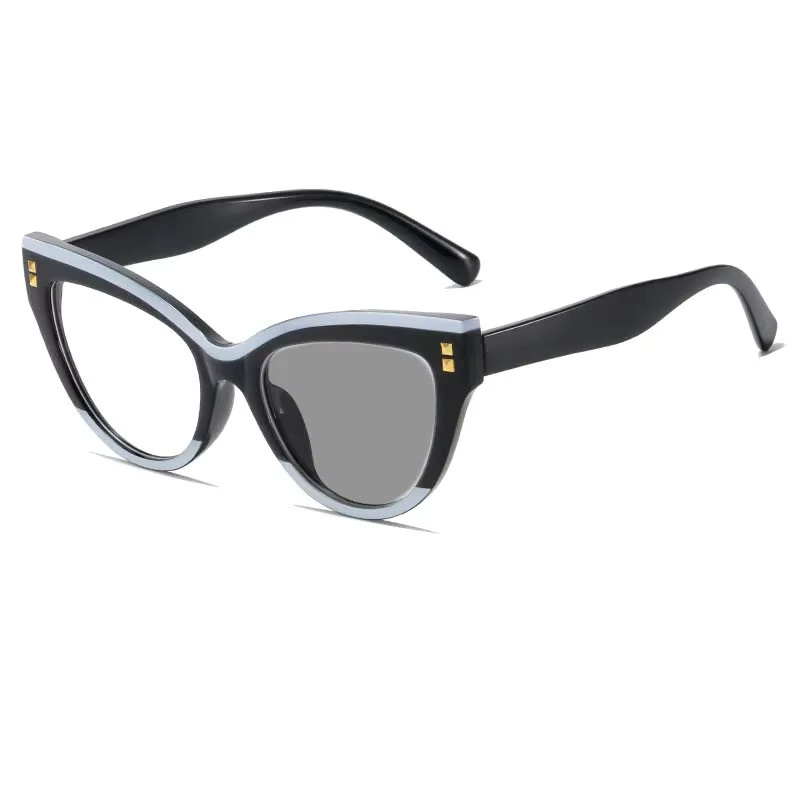 ZRGAE Korrektionsbrille Cat Eye, Vollrand, Kunststoff, schwarz, Damen - Bild 1