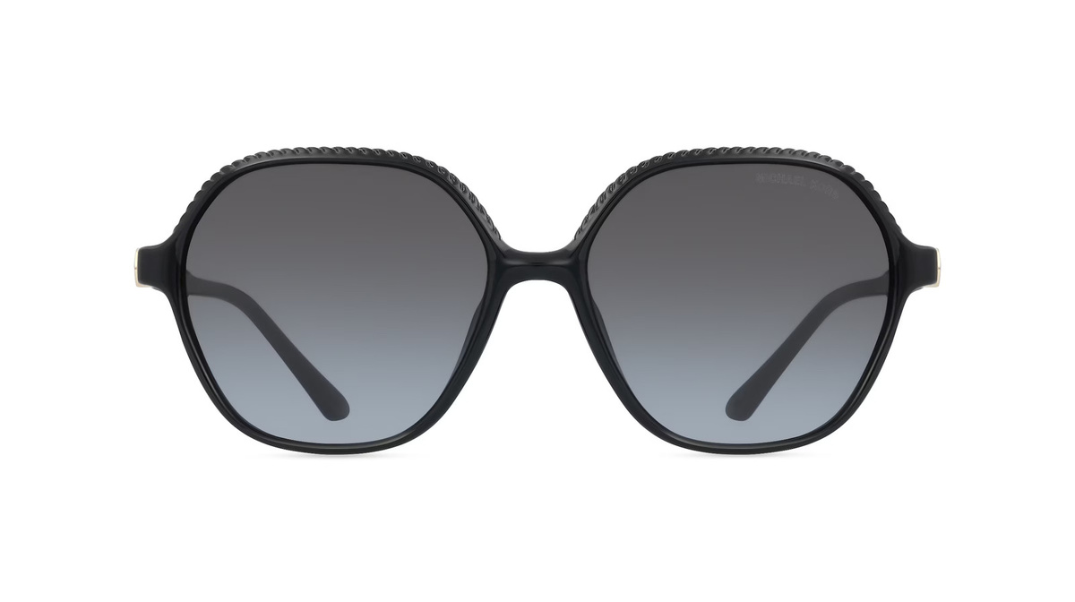 Michael Kors MK2186U Sonnenbrille, Vollrand, Quadratisch, Acetat, Damen, schwarz - Bild 1