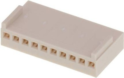 Molex Buchsengehäuse-Kabel beige, 10 Polzahl, Rastermaß: 2.50 mm - Bild 1