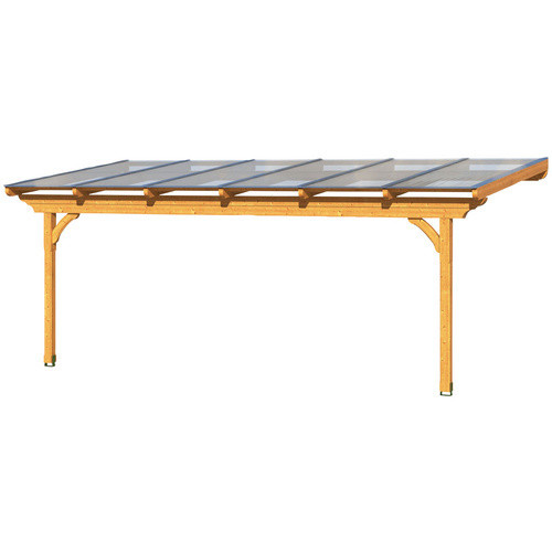 SKANHOLZ Terrassenüberdachung Ravenna Lean-to in Beige mit Polycarbonat-Dach, Breite: 648 cm, Tiefe: 350 cm - Bild 2