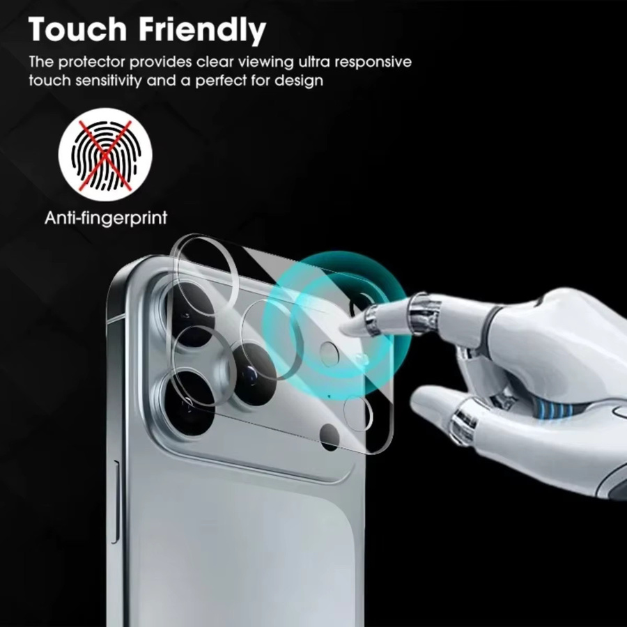 3er-Set Panbon HD Kamera-Objektivglas für iPhone 17 Pro Max, 17 Air und 17 Pro, transparente Objektivschutzabdeckung - Bild 4