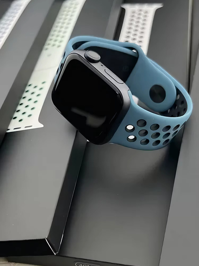 Silikonarmband, Schwarz, für Apple Watch - Bild 5
