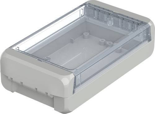 Bopla Bocube Outdoor-Gehäuse aus Polycarbonat in Lichtgrau RAL 7035, B/T/H: 151 x 80 x 40 mm - Bild 1